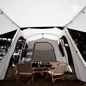Fabricant d'équipement de <span class=keywords><strong>camping</strong></span> de plein air OEM tente à canal avec tente intérieure UV W/P Ripstop OEM tube grand tunnel tente de <span class=keywords><strong>camping</strong></span> - Product Image 2