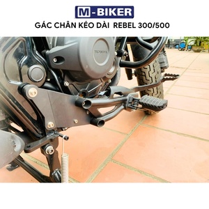 Repose-pieds inférieurs authentiques Mbiker pour moto de rue Rebel 300-500 en acier inoxydable, pour rénovation/amélioration, garantie 1 an, couleur unie - Product Image 4