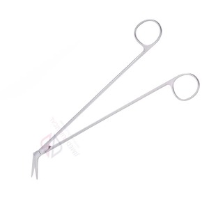 Ciseaux chirurgicaux angulaires 19 cm en acier inoxydable allemand, outil de microchirurgie, instrument de précision CE ISO, chirurgie générale - Product Image 3