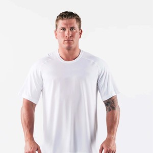 Tops de verano ropa Casual sólido manga corta Camiseta hombres gimnasio Fitness deportes algodón camiseta hombres culturismo camiseta delgada - Product Image 2