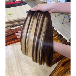 Machine Double Weft Skin Weft High Quality 100% Virgin Human Hair Remy Vietnamese Frontal for Wigs and <b>Toupees</b> Wholesale Price - Product Image 1