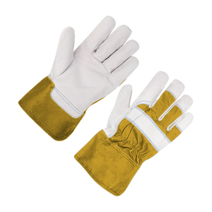 2025 nouveaux gants de travail en cuir de qualité en vente anti-coupure anti-dérapant Gareding travail industriel gants en cuir pour hommes à vendre - Product Image 3