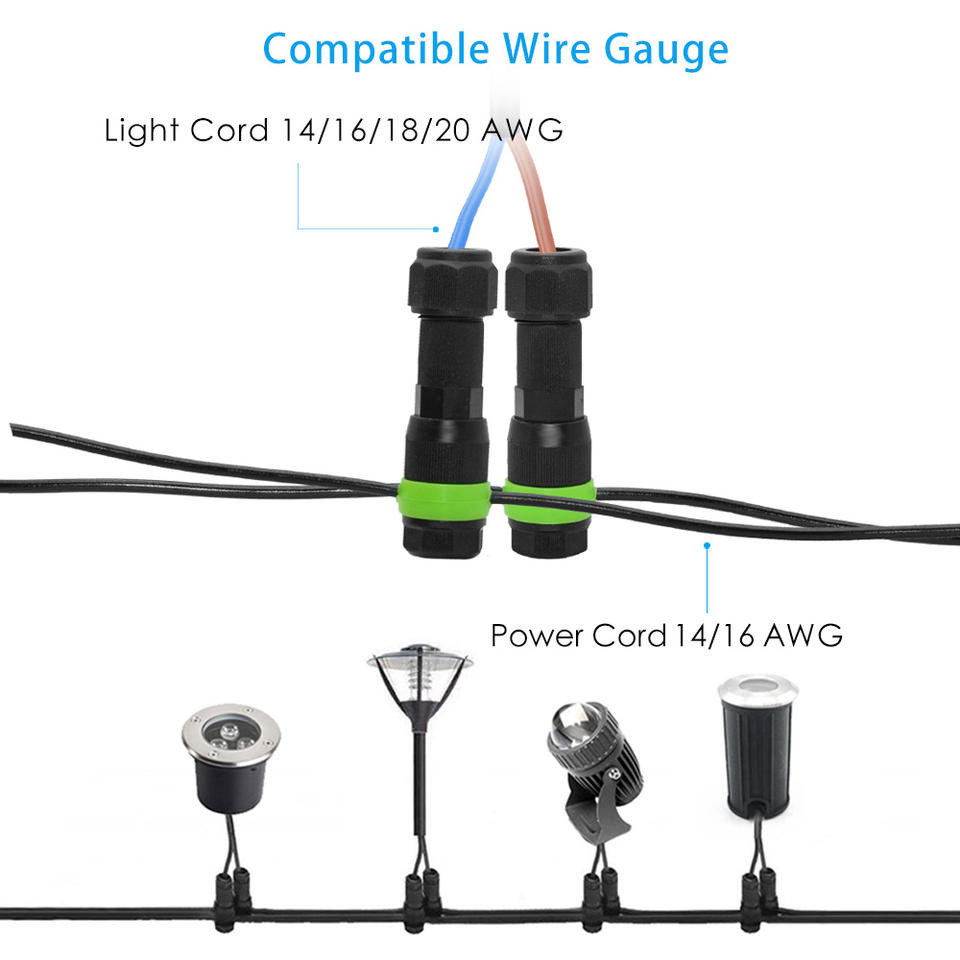 YXY IP65 Waterproof Low Voltage Wire Cable Connector