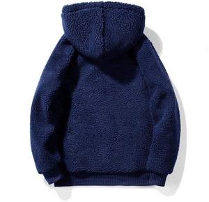 Gran oferta de sudaderas con capucha de lana de invierno para hombre 100% algodón transpirable básico Color sólido logotipo personalizado de talla grande para hombres y mujeres - Product Image 6