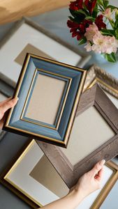 Cadre photo en bois fini à la main pour une décoration murale haut de gamme, avec des bords lisses et une protection durable de la surface. - Product Image 4