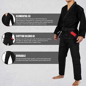 Kimono de BJJ unisexe en gros |   Kimono d'arts martiaux en coton 360 g/m² avec logo personnalisé - Product Image 4