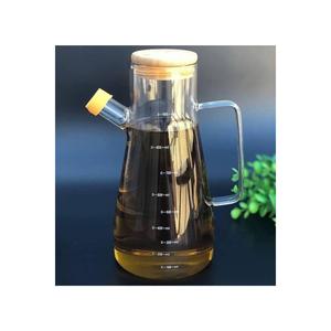 Coperchio di bambù sottovuoto vetro borosilicato olio e aceto Set ciotola di 2 900 Ml - Product Image 3