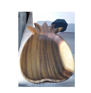 Wood Pineapple Shaped Serving <b>Bowl</b> Tray for Fruits Salads for Party Occasions for Home wedding use and sale - Product Image 2