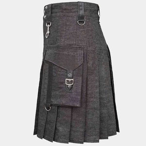 Kilt Moderno Escocés para Hombre, Estilo Gótico, con Bolsillos Tipo Cargo y Correas, 2026 - Product Image 3