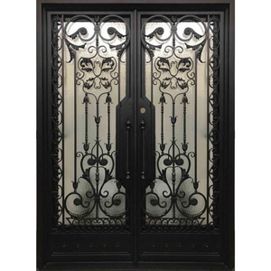 Portes et fenêtres principales en acier élégantes, design postmoderne étanche avec garantie de 3 ans pour une entrée de maison moderne et sécurisée - Product Image 5