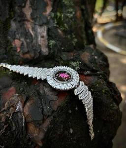 Montre pour homme en moissanite octogonale, or rose et acier inoxydable bicolore, mouvement à quartz squelette brillant, montre de luxe tendance - Product Image 5