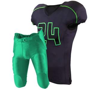<b>Best</b> American <b>Football</b> Uniform Set for Youth Boys High Quality Customizable Short Sleeves Sports Wear Breathable Stitched - Product Image 3