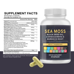 Oem/odm ashwagandha שורש כמוסות פרטי תווית צמחים תוסף תזונה KSM-66 לשימוש למבוגרים 500 מ ג 60 כמוסות - Product Image 2