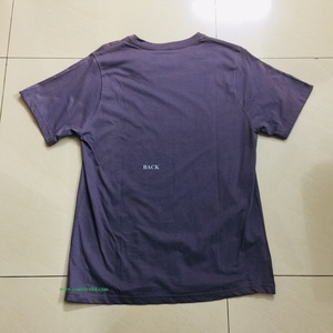 Camiseta de algodón peinado 180 Gsm para hombre, camiseta transpirable de manga corta con etiqueta de tamaño personalizado, Camiseta lisa de color medio al por mayor - Product Image 6