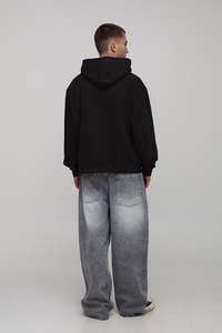 Fabricante de ropa de alta calidad en Pakistán Sudadera con capucha pesada personalizada para hombres Unisex 450 Gsm Sudadera con capucha de algodón - Product Image 3