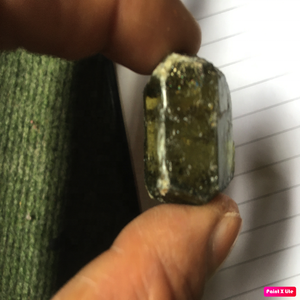 Tourmaline verte brute naturelle de l'himalaya - Product Image 4
