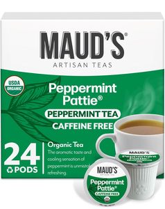 Maud's Organic Peppermint <b>Tea</b> Pods, 24 ct, Single Serve Pods - Product Image 6