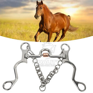 Broca de caballo de acero inoxidable Premium de Venta caliente para todas las razas Ultimate Control y Comfort Horse Bit - Product Image 3