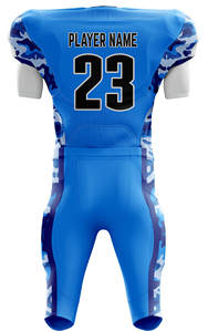 Ropa deportiva de fútbol americano con logotipo personalizado para hombre, pantalones acolchados de sarga con sublimación, conjuntos de uniformes de talla grande, fabricante - Product Image 3