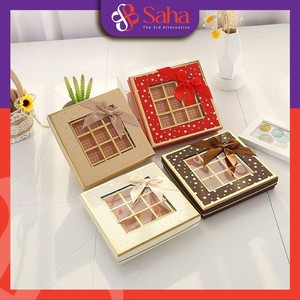 Personalizable Papel Kraft Chocolate Caja de Pastel de San Valentín Bio-Degradable Etiquetas Embalaje de Alimentos Encantador Regalo de Navidad Idea Especial - Product Image 3