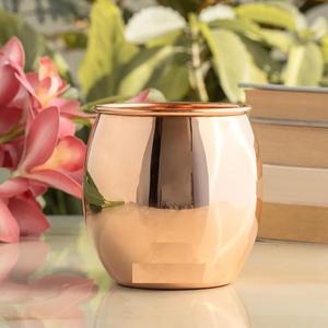 Authentic copper mug with smooth interior and classic handle ideal for daily use in elegant kitchens or <b>cocktail</b> parties - Product Image 4