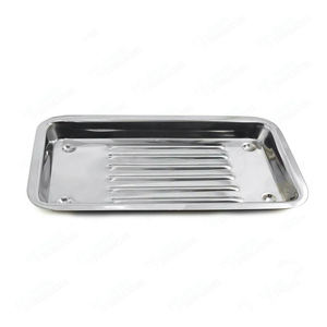 Bandeja de escalador dental al por mayor, fuente de alimentación manual, acero inoxidable, equipo médico aprobado por la CE, bandeja de platos de bajo precio, instrumentos - Product Image 3