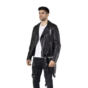 Veste de sport pour homme en laine 100% avec col montant en cuir, longueur régulière, décontractée, respirante, service OEM Valeriano - Product Image 1