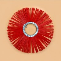 Brosse de balayage pour chargeuse compacte, équipement de construction de qualité, type Wafer, 20" 21" 22" 24" 26" 32" 36" 46"