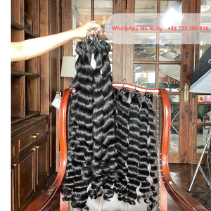 Extensions de cheveux vierges cambodgiens ondulés, 100% cuticules alignées, extensions de cheveux vierges non traités, cheveux humains vietnamiens - Product Image 2