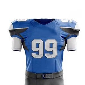 Ensemble de maillots de football américain pour adultes 100% Matériau en polyester Fabriqué en uniforme de football américain au tarif de gros - Product Image 4