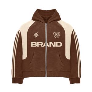 Chándales de talla grande con diseño de logotipo serigrafiado, chándales personalizados de color rojo para hombre, venta al por mayor, precio barato, a la moda - Product Image 1