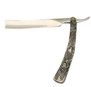 มีดโกนสำหรับร้านตัดผมสแตนเลสคุณภาพดีเยี่ยมมีดโกนผมเงินขนาด5.5นิ้วขายส่งจากโรงงาน - Product Image 5