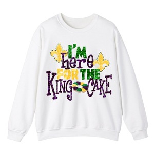 Sweat-shirt Mardi Gras de la Nouvelle-Orléans | Pull en coton à paillettes personnalisé pour femme | Tenue de fête - Product Image 3