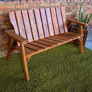 Chaise Adirondack Traditionnelle en Bois de Teck pour Extérieur, Balcon, Salon, Meubles de Jardin Portables - Product Image 3
