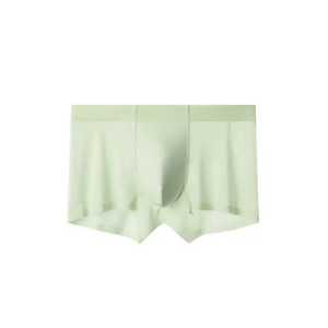 กางเกงในชายทรงสูงแบบใหม่ปี 2025 ผลิตจากผ้าฝ้ายถักที่ยั่งยืน ระบายอากาศได้ดี แห้งเร็ว ต้านเชื้อแบคทีเรีย พร้อมโลโก้ - Product Image 3