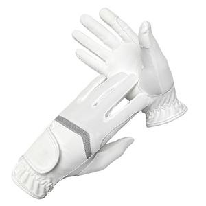 2025 Fabricant de gants d'équitation pour les compétitions Logo personnalisé Gants équestres en cuir Sécurité Sports Gants de cavalier - Product Image 1