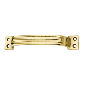 Maniglia per Mobili in Ottone Grezzo Mm. 140 - Product Image 1