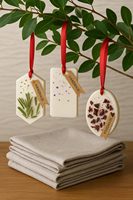 Sachets de Cera Aromática Personalizables Ecológicos - Ambientadores de Cera de Soja 100% con Aceites Esenciales Naturales, Botánicos Secos y Color Personalizado