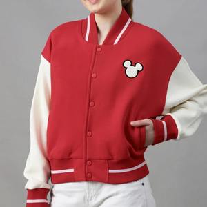 Ventes en gros de vestes de sport unisexes en molleton tricoté pour l'extérieur, automne-hiver, vestes universitaires de haute qualité, coupe-vent, fermeture éclair sur le devant - Product Image 5