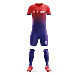 Uniforme de fútbol de último diseño Unisex personalizado, ropa deportiva transpirable para equipos, uniforme de fútbol sublimado para adultos - Product Image 1