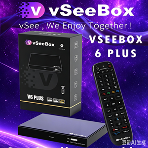 Vseebox V6 PLUS Free 4GB 64GB Android 14 8K amlogic S905Y5 Quad Core US Smart TV WiFi6เครื่องเล่นสื่อสตรีมมิ่ง BT5.0 - Product Image 1