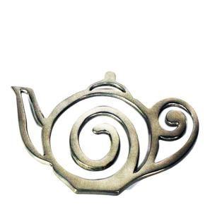 À la mode brillant poli en fonte d'aluminium chat dessous de plat moderne Animal inspiré résistant à la chaleur décoratif cuisine comptoir support de coussin chauffant - Product Image 5