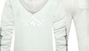 Survêtement d'hiver pour homme, coupe classique, à capuche, uni, longueur intégrale |   Tissu en molleton lourd 100% coton |   Anti-bactérien et respirant | - Product Image 6