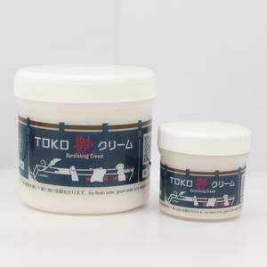 Crema pulidora TOKO de fabricación japonesa 100ml para artesanía en cuero para bordes laterales de carne de grano de cuero Oka Tokotuya - Product Image 1