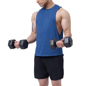 Camiseta Deportiva de Secado Rápido, Ropa de Entrenamiento, Ropa Deportiva, Chaleco de Gimnasio para Hombre, Venta al por Mayor a Bajo Precio, Sin Mangas, OEM, Liso - Product Image 2