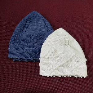 Nouveau Design Top Vente Musulman Kufi Soft Shell Daim Chaud Culte Musulman Chapeau Musulman Brodé Chapeau Exportation Du Bangladesh - Product Image 6