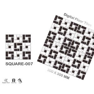 Marque Vistaar Poinçon gaufré Designer Revêtement de sol en céramique numérique Surface rectifiée brillante 30x30cm 12x12 16x16 Carreaux de sol - Product Image 6