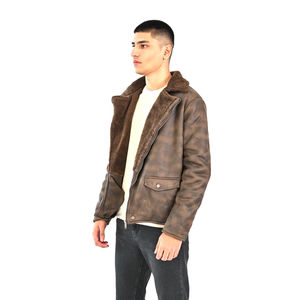 Chaqueta de cuero de invierno personalizada para hombre, impermeable, a prueba de viento, transpirable, colores personalizados, tamaños disponibles, OEM de Pakistán - Product Image 4