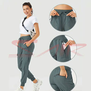 Pantalones Casuales de Lujo para Mujer, Tallas Grandes, Cintura Alta, Rectos, Transpirables, de Secado Rápido, de Algodón y Felpa, Personalizables, al por Mayor - Product Image 5