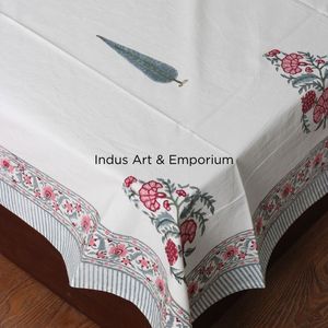 Sanganeri indio hecho a mano bloque de mano sábanas impresas juegos de cama sábana con funda de almohada - Product Image 6